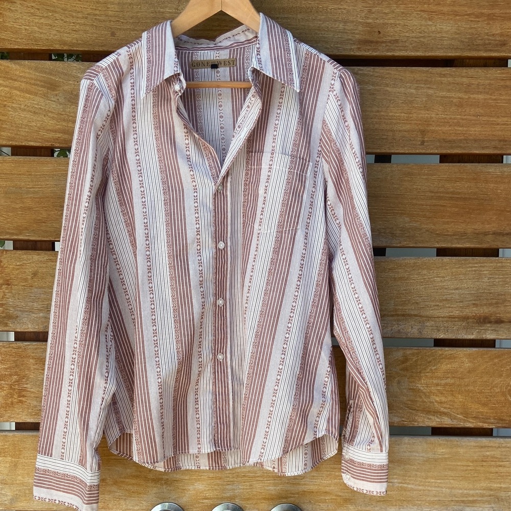 Gone With The West Vintage Style Shirt Size Large